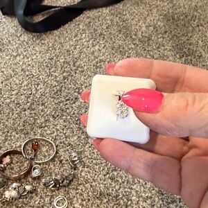 Dazzling Silver and Gold Earrings